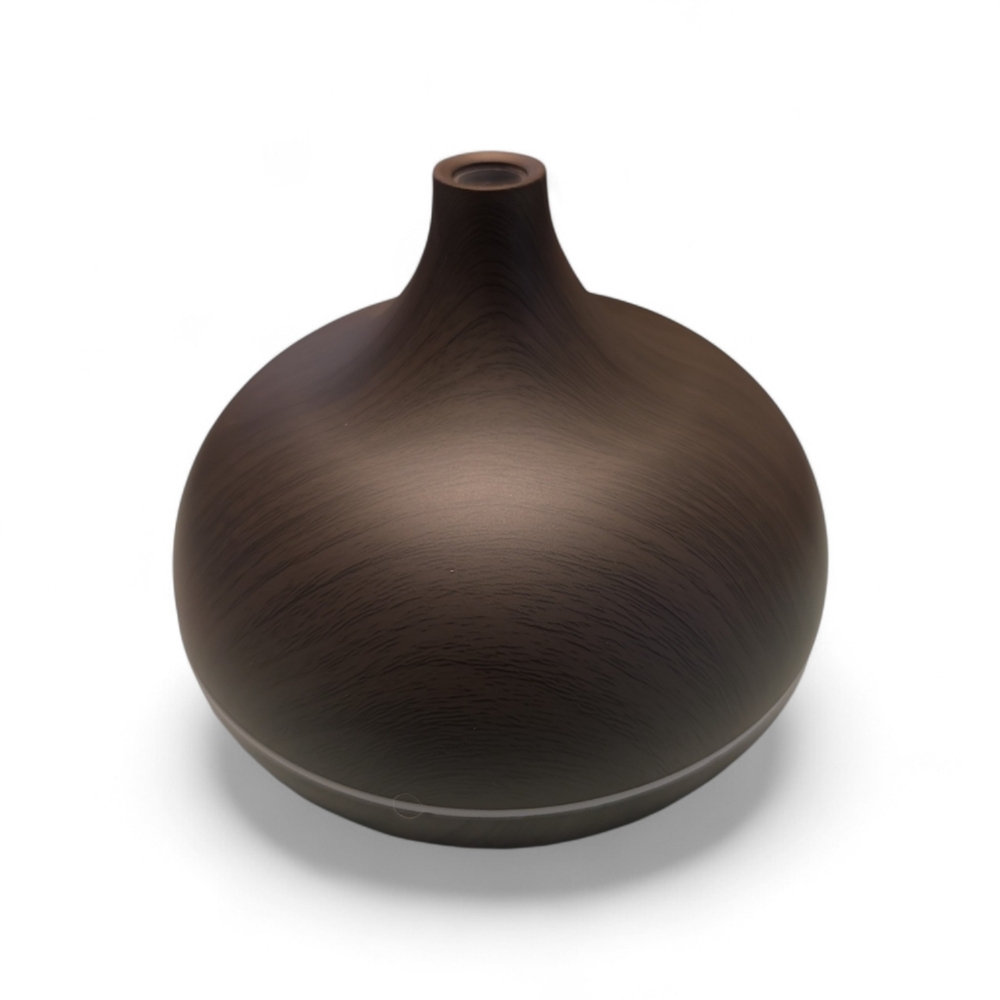 Dark Wood Grain Essential Oil Diffuser with Remote New In Box - Picture 2 of 4